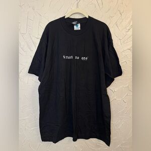 Vintage 90s The X-Files Shirt XL Extra Large Fox Mulder Scully 1996 Trust No One